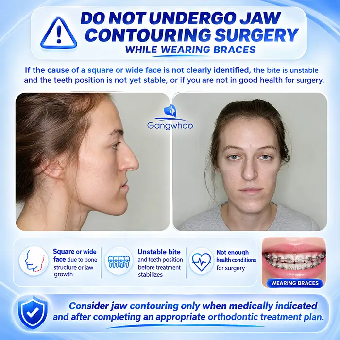 Can I Have Jaw Contouring Surgery While Wearing Braces? Doctor’s Answer