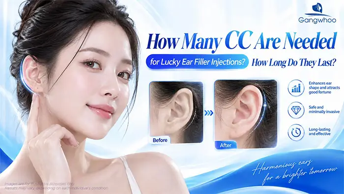 How Many CC of Filler for “Fortune Ear” Injections? How Long Does It Last?