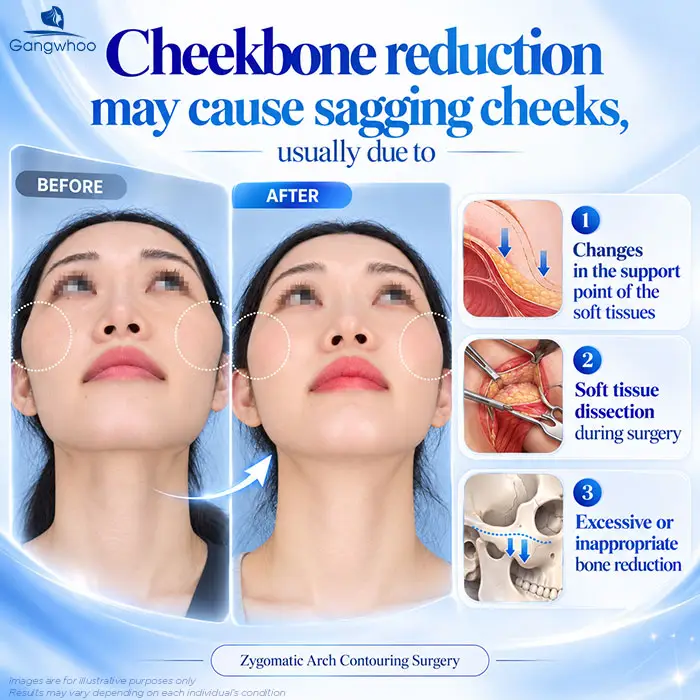 Does Cheekbone Reduction Cause Facial Sagging? Why Does Sagging Happen?